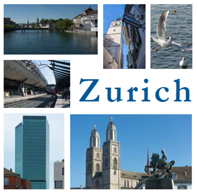 Umschlag Zurich images of a city